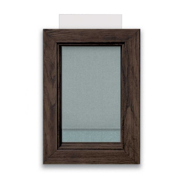 United Visual Products Indoor Enclosed Combo Board, 72"x36", Black Frame/Black & Buff UVCB7236B-BLACK-BUFF - main